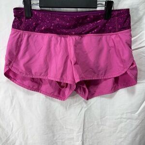 LULULEMON Speed Uo Low-Rise Linen Shorts 2.5” Size 6